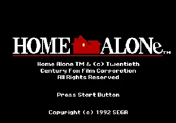 Home Alone (USA) (Beta) screen shot title